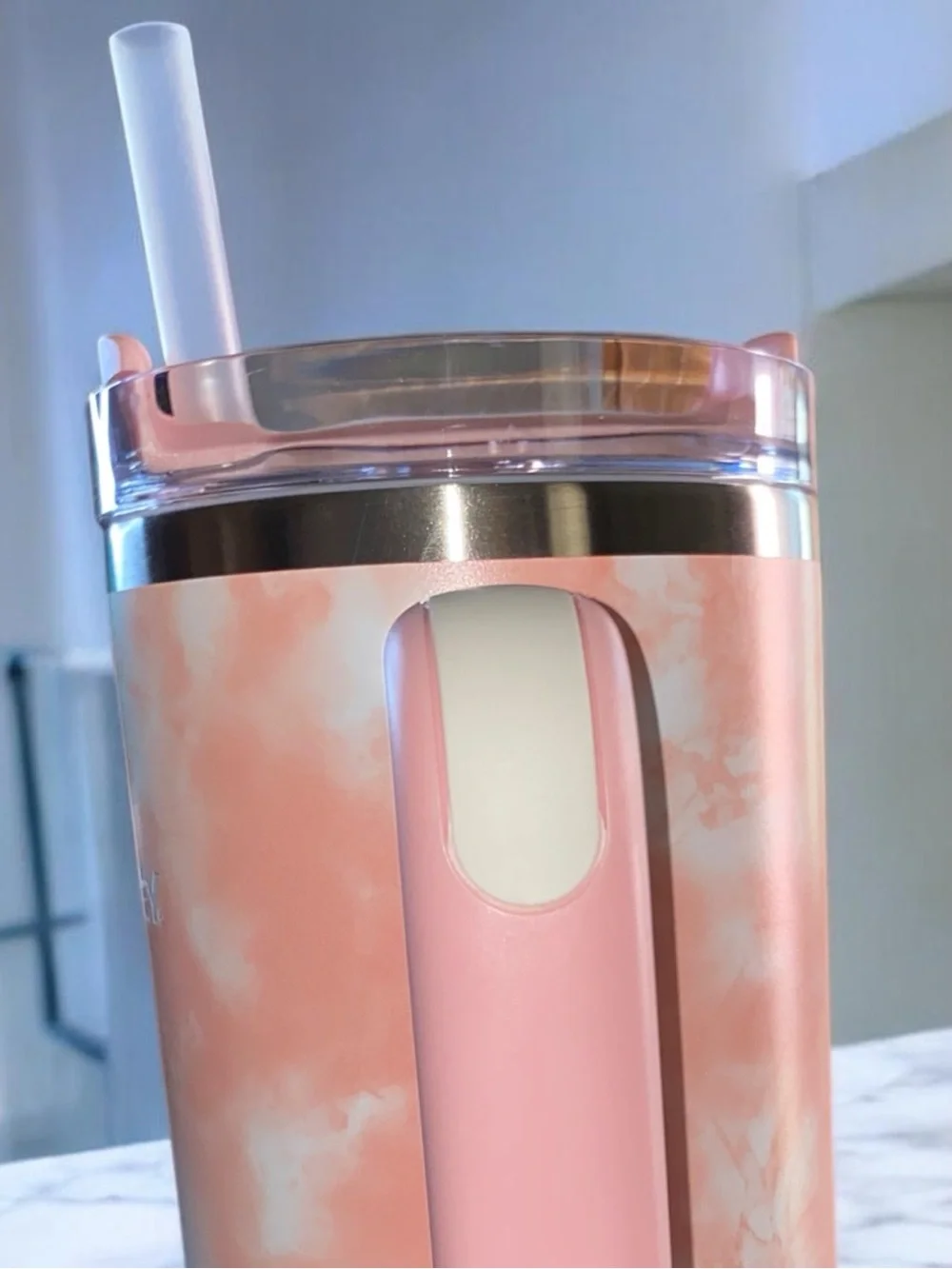 Stanley 40oz Quencher H2.0 Tumbler - Rose Quartz Swirl (New In Box)